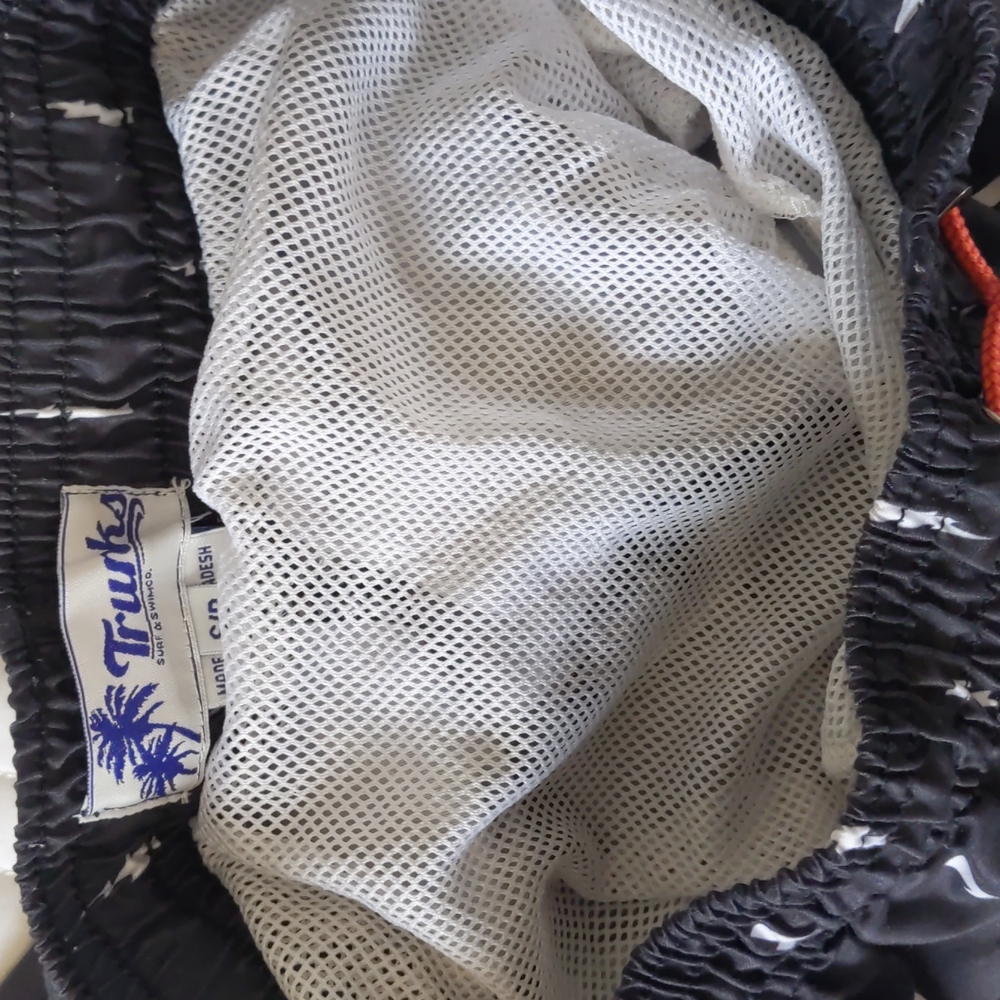 Trunks Surf & Swim Boys Drawstring Size Small - Picture 7 of 9